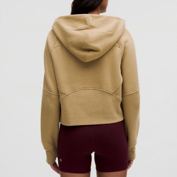 lululemon athletica scuba oversized half-zip hoodie | filbert tan | size M/L - Picture 2 of 7